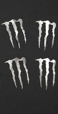 Chrome monster sticker